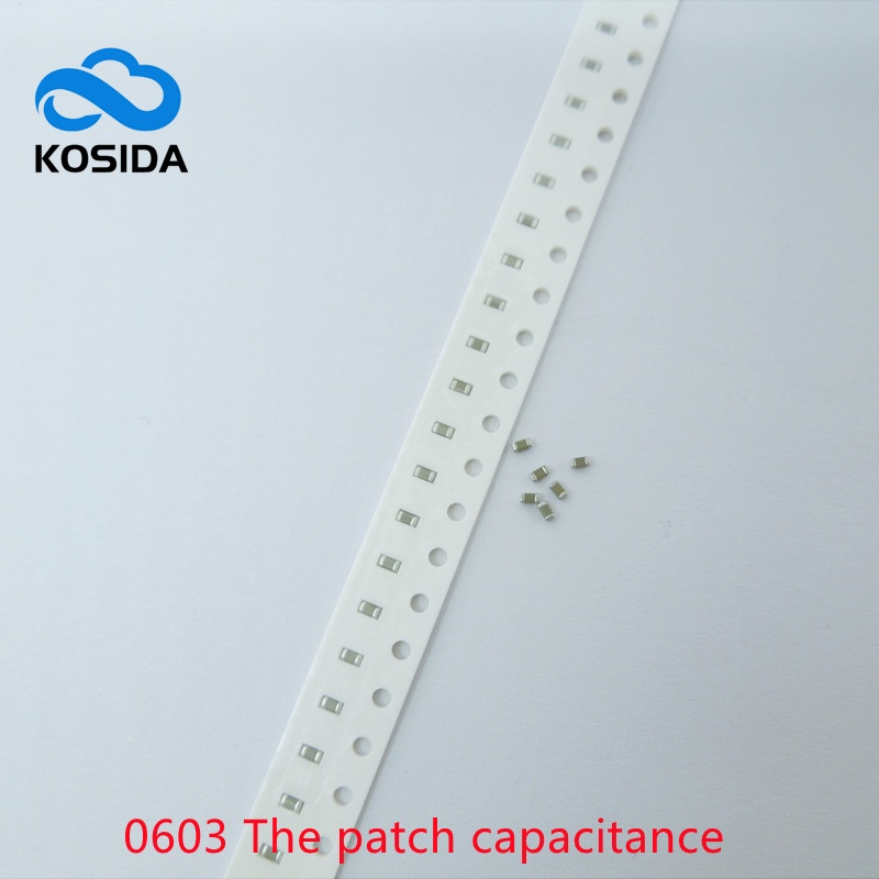 100 ชิ้น/ล็อต 0603 ตัวเก็บประจุ SMD ความจุขนาดเล็กมูลค่า 0.5PF-100NF 10PF 22PF 24PF 47PF 100PF 470PF