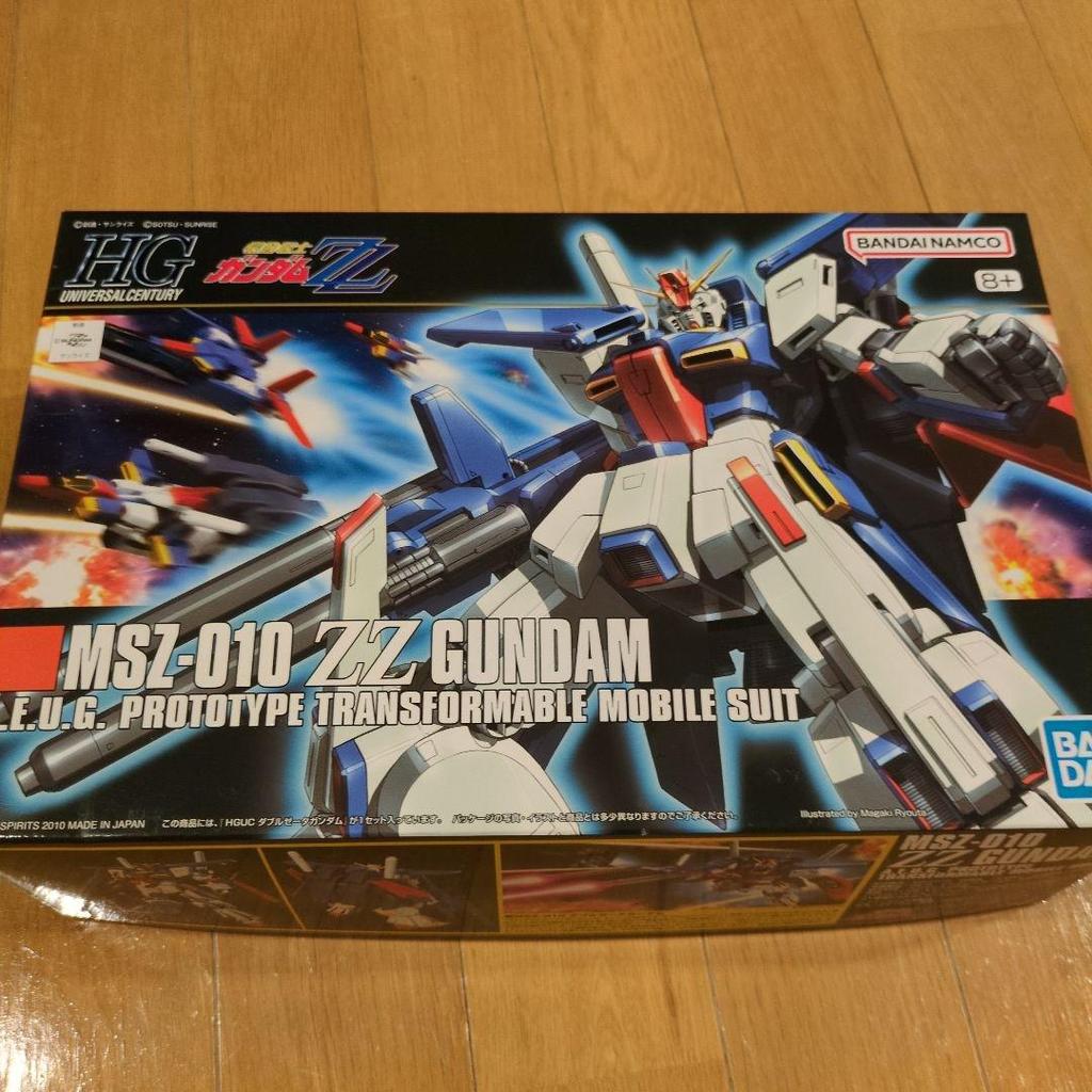 【Direct from Japan】HG Double Zeta Gundam ZZ Gundam กันพลาใหม่【Japan Exclusive】