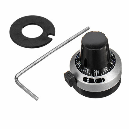1PCS 3590S 6.35 มม.Precision Scale Knob Potentiometer Knob พร้อม Multi turn Potentiometer
