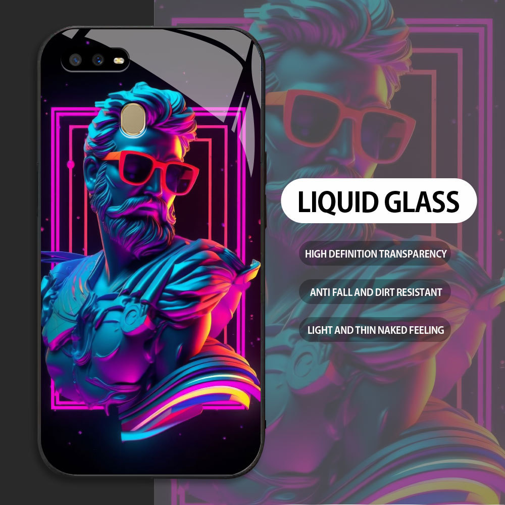 HP กระจกนิรภัยสําหรับ OPPO F23 A1 A3S A8 A98 5G A5 A9 2020 A11 X A7 A5S A12 A12S A12E A7X A9 A9X AX7