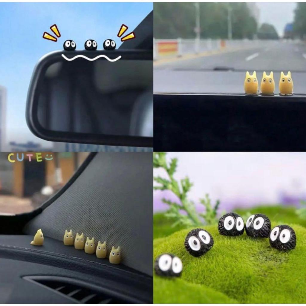 【Direct from Japan】[ใหม่ล่าสุด] Studio Ghibli Mini Figure Set: Makkuro Kurosuke และ Small Totoro【Jap