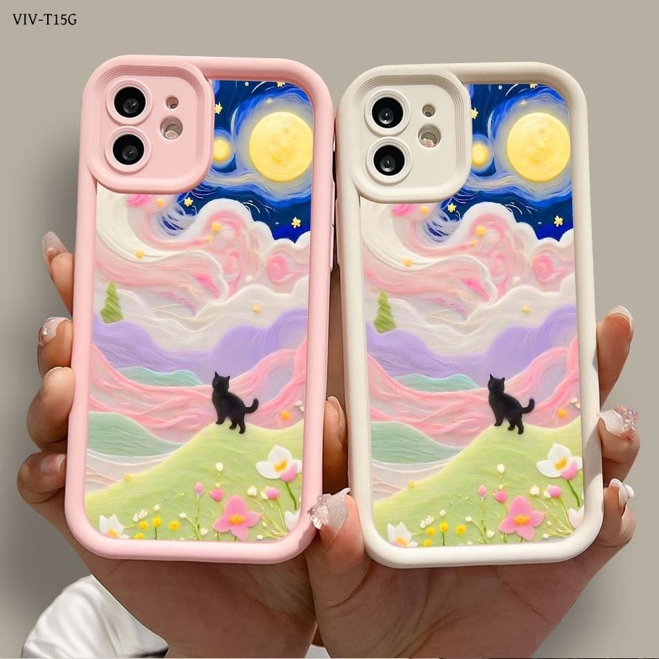 เคส For VIVO X200 T1 T1X Pro 5G เคสโทรศัพท์ เคสวีโว่ เคสนิ่ม Silicone Phone Case TY