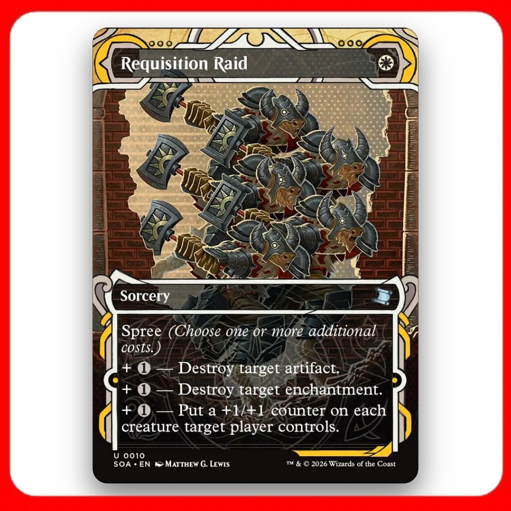 [MTG] Requisition Raid (Showcase) (#10) [SOA] [WHITE] [UNCOM] | Magic the Gathering