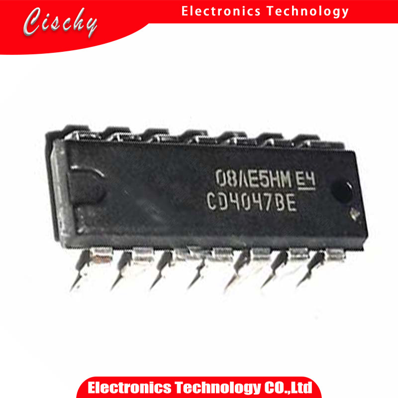 10PCS CD4047BE DIP14 CD4047 DIP 4047BE IC ใหม่และต้นฉบับ