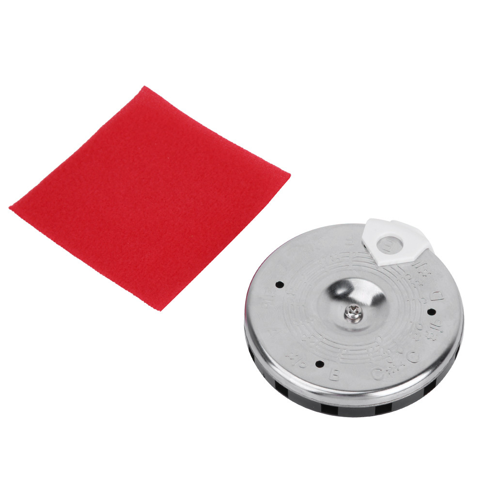 [YIB] การปรับแต่งเครื่องมือโลหะวงกลม Chromatic Pitch Pipe Tone สําหรับไวโอลิน