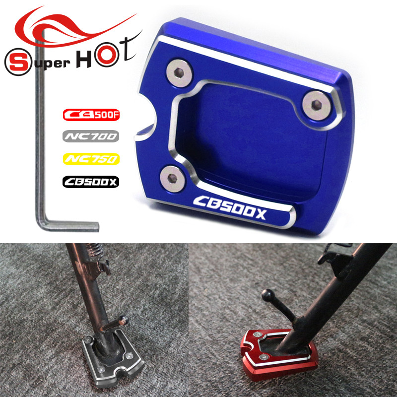 สําหรับ Honda CB500X CB500F NC750X/S NC700X/S CB 500X 500F NC 750X อุปกรณ์เสริม Kickstand ขาตั้ง Ext