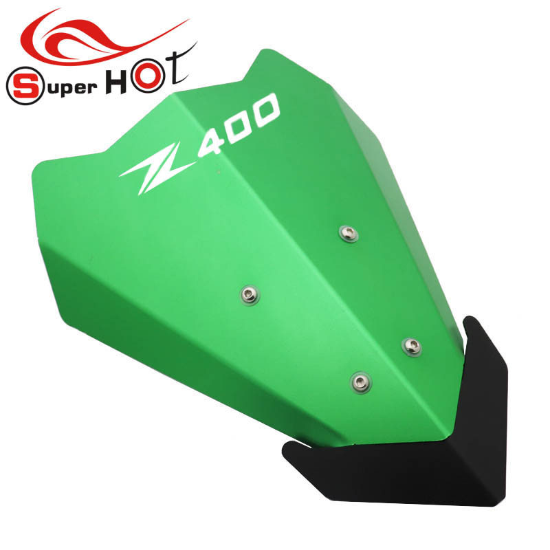 สําหรับ Kawasaki Z650 Z900 Z400 Z 650 900 400 อลูมิเนียมรถจักรยานยนต์กระจกกระจกครอบคลุมหน้าจอควันเลน