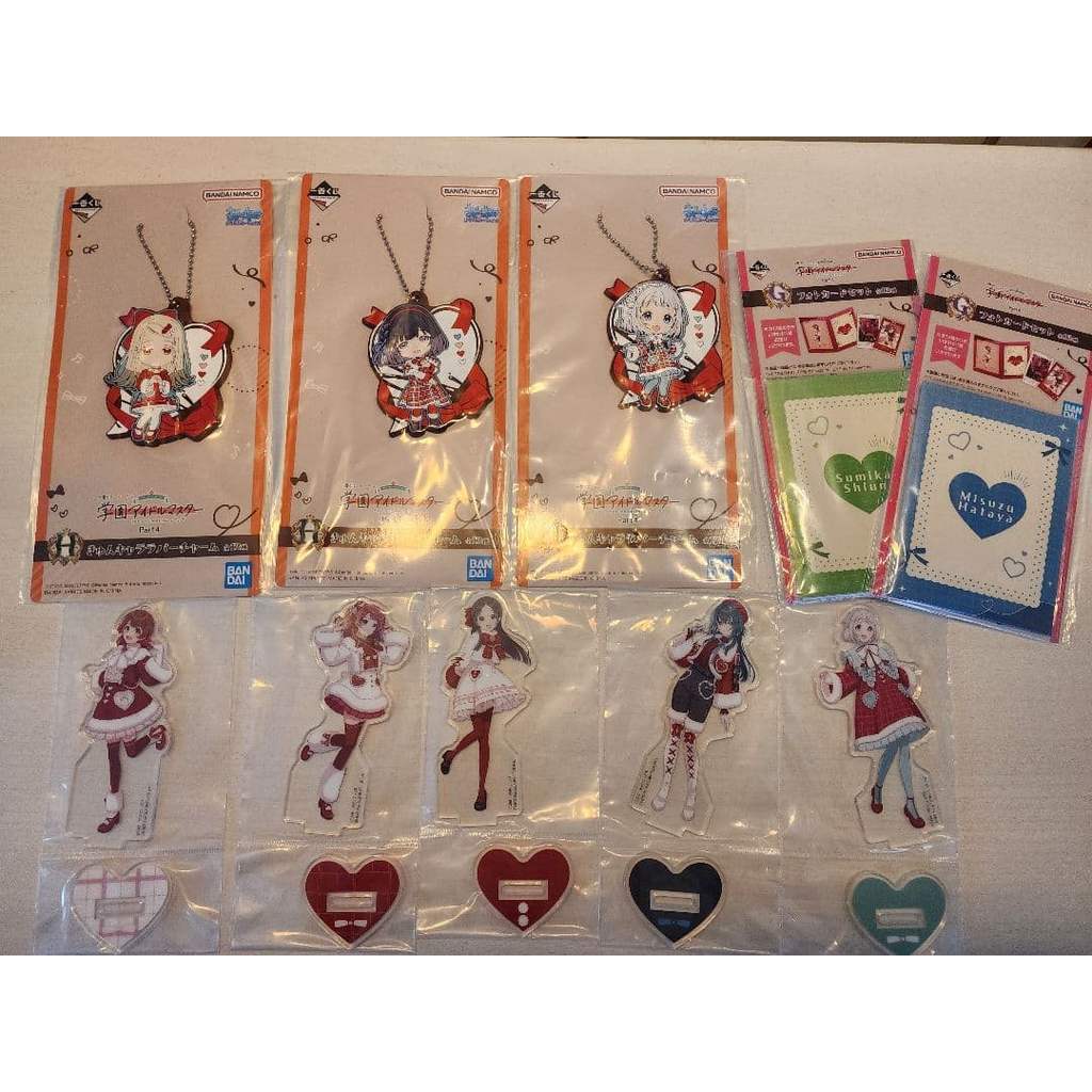 【นำเข้าจากญี่ปุ่น】Gakuen Idolmaster Ichiban Kuji Figure Set Japan New