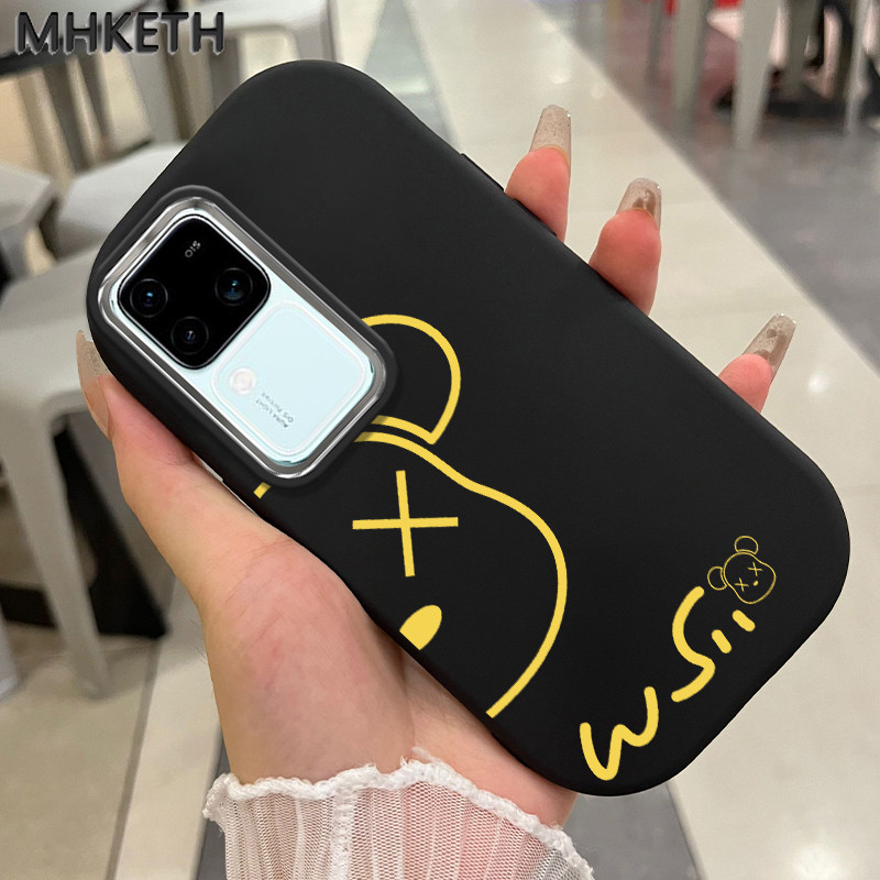 MHKETH เคสสำหรับ VIVO V30 5G V30 Pro 5G V30E 5G เคสโทรศัพท์กันกระแทกซิลิโคนระดับไฮเอนด์ที่ได้รับการออกแบบน้อยที่สุด