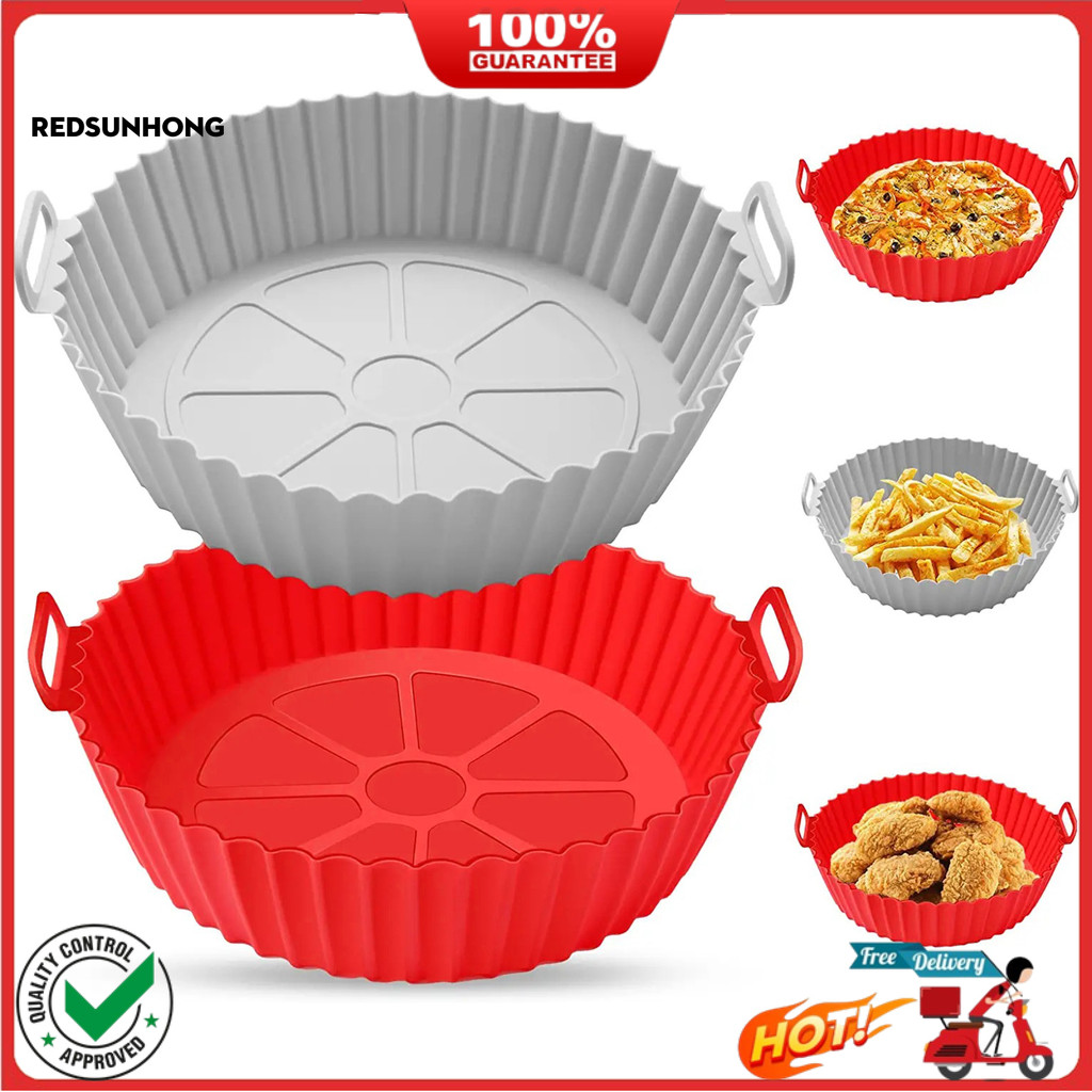 ☆ซิลิโคนหม้อทอดอากาศสําหรับ 3 ถึง 5 QT Air Fryer เครื่องล้างจานปลอดภัยนํากลับมาใช้ใหม่ Non-Stick หม้
