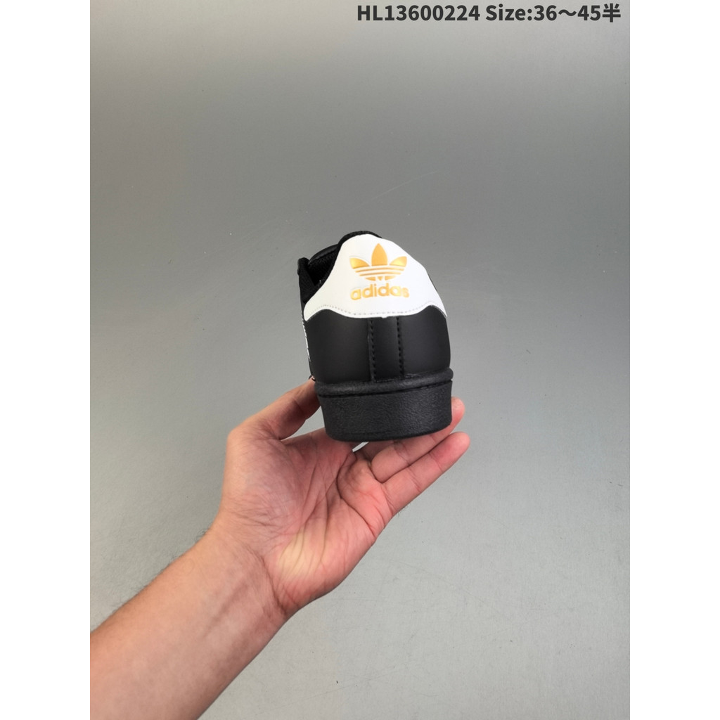 Clover Superstar Pride RM Shell Toe Series Low-Top Classic All-Match รองเท้าผ้าใบกีฬาลําลอง!หมายเลขส