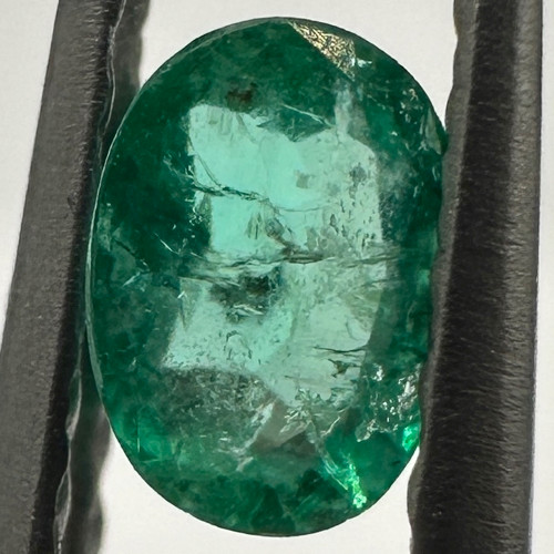 a1688 Natural Emerald Under 0.2ct Gem Jewelry Pre-owned Kyoto Japan K4U