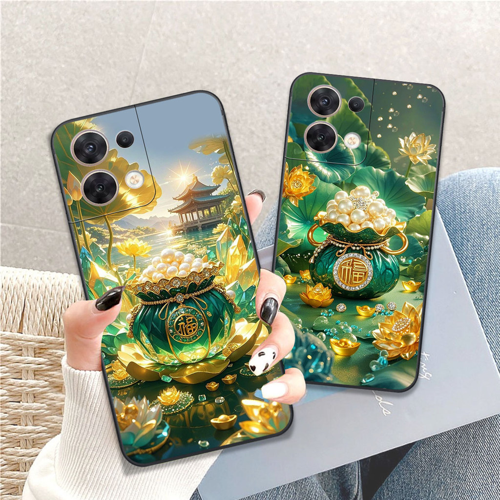 Oppo RENO 8 5G / RENO 8Z 5G / RENO 8 4G CASE พิมพ์ลายถุงนําโชค V CASE