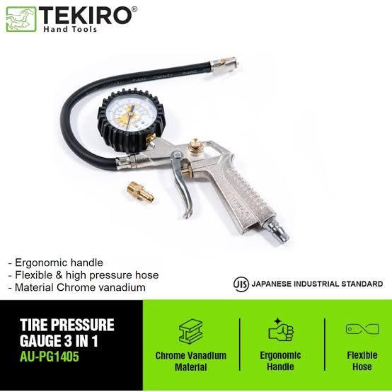 Tekiro 3 In 1 Inflator / Tekiro Tyre Gauge / Air Inflator