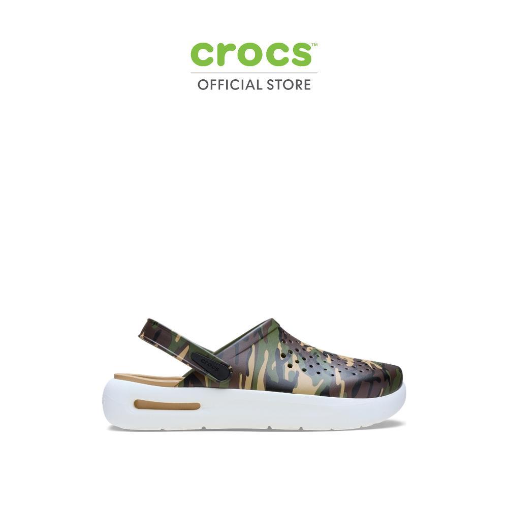 CROCS รองเท้าลำลองผู้ใหญ่ INMOTION CAMOUFLAGE CLOG - ARMY GREEN/MULTI