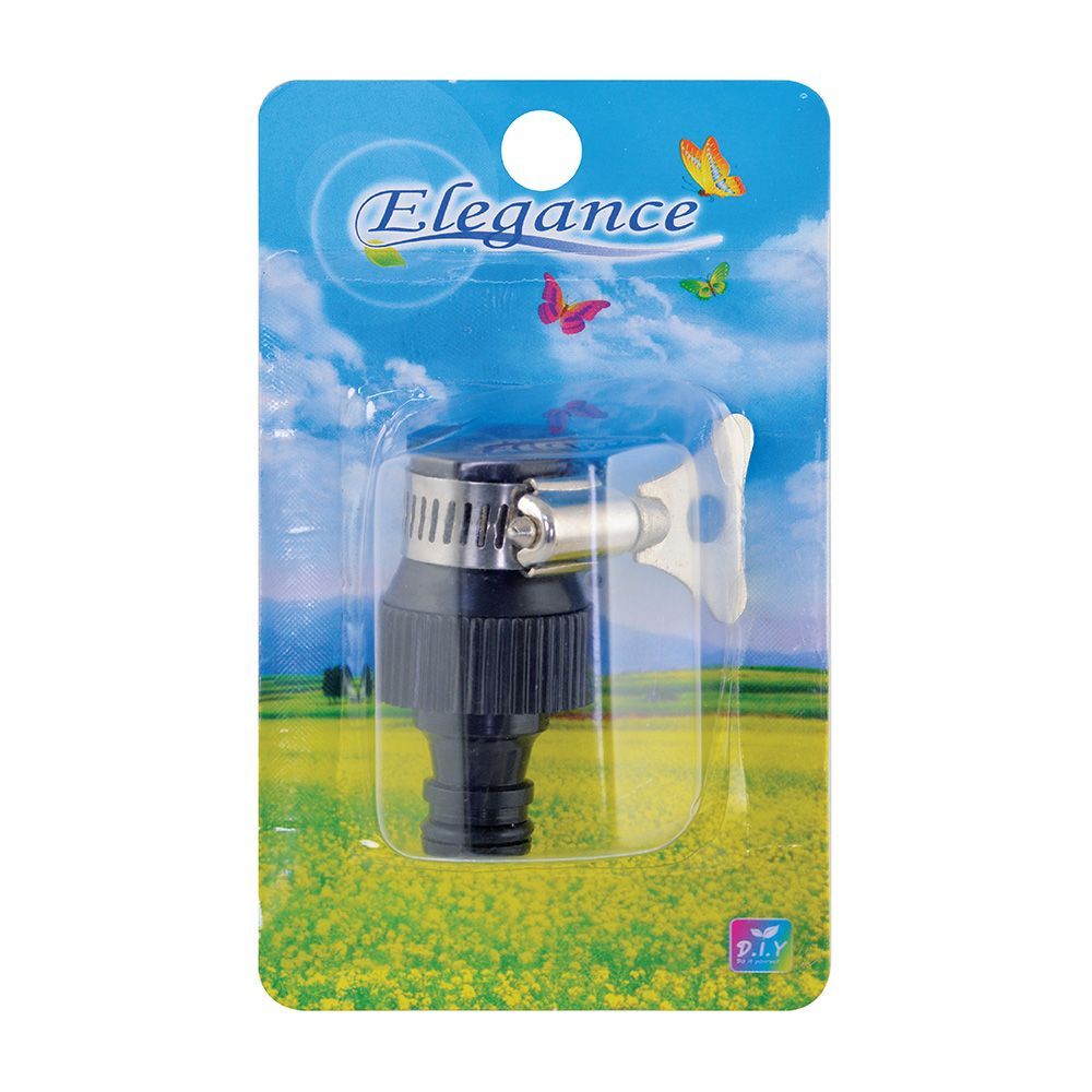 [สินค้าส่งด่วน] ELEGANCE ข้อต่อก๊อกสนาม สวมเร็ว + กิ๊บรัดหางปลา ELEGANCE QUICK CONNECT GARDEN FAUCET