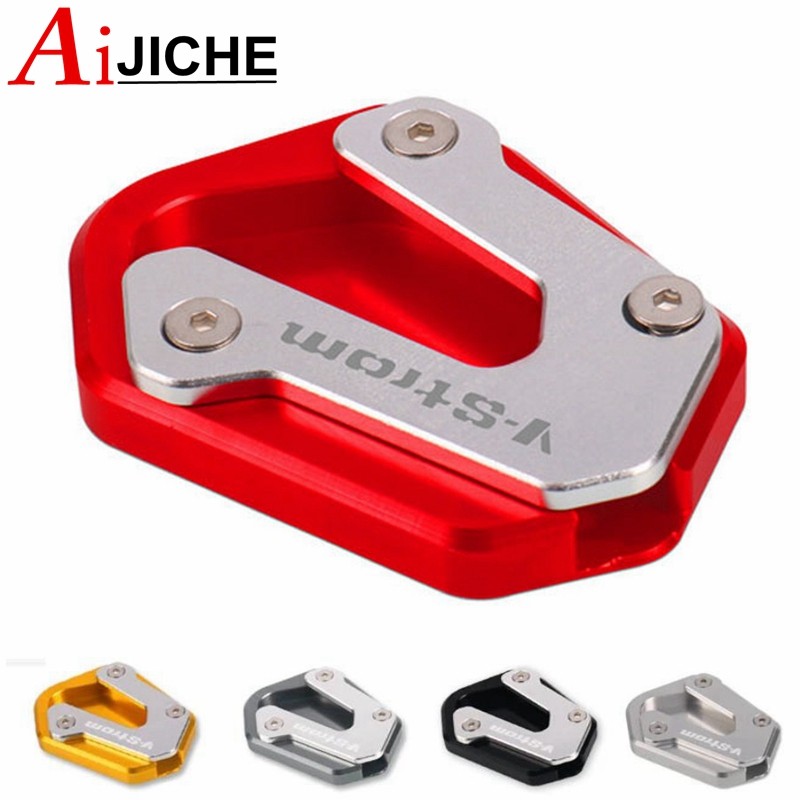 รถจักรยานยนต์ CNC Kickstand Sidestand ขาตั้งขยายสําหรับ SUZUKI V-STROM 650 V-strom 650XT DL650 DL 65