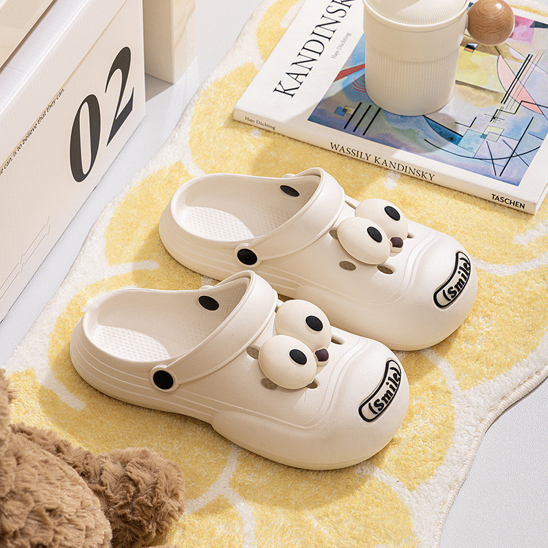 Sandal Crush Shimmer Clog สีชมพูเงาสําหรับผู้หญิงรองเท้าชายหาด