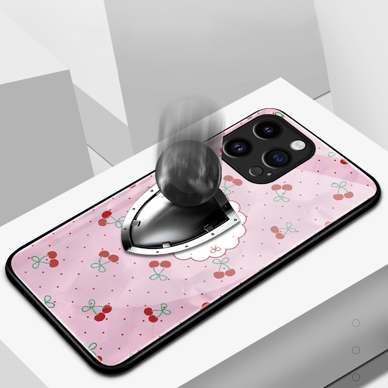 เคสสำหรับ OPPO A55 4G A54 4G A56 5G A55s เคสโทรศัพท์เชอร์รีเปลือกแก้วกันกระแทก - รูปที่ 2