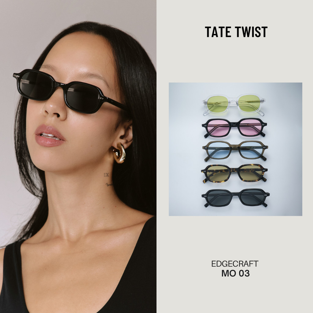 Tate Twist  MO 03 แว่นกันแดด Hand Crafted Acetate เลนส์ TT Clarity™ คุณภาพดี คมชัด สบายตา UV400