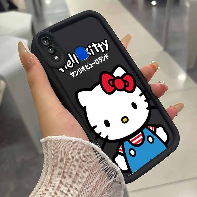 เคสสำหรับ VIVO Y95 Y93 Y93s Y91 Y91i เคสโทรศัพท์แมวสามสีซิลิโคนกันกระแทก