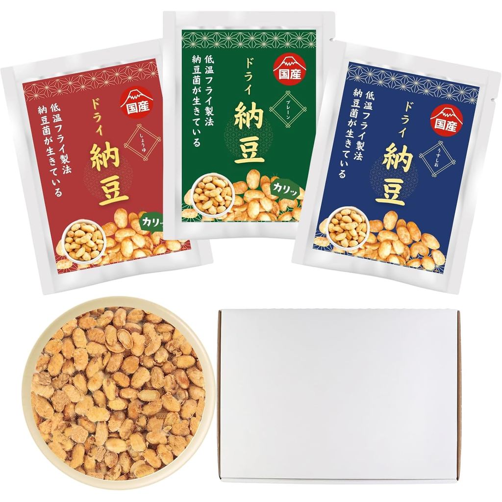 (Supervised by a Dietitian) Dried Natto, Dried Natto, Domestic Soybean, Dried Natto, Natto (3.5 oz (