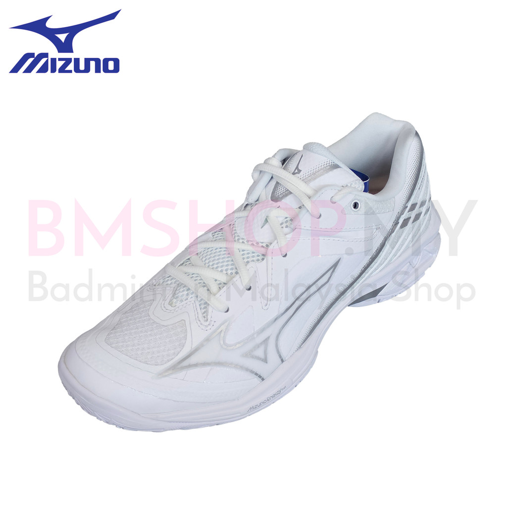 MIZUNO Shoes WAVE CLAW 3-71GA244330-WHITE GREY (BADMINTON)