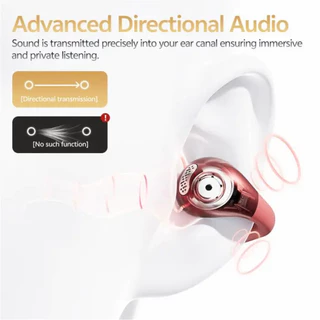 QCY Crossky C30S หูฟังไร้สาย Open-Ear รองรับ LDAC แบตสูงสุด 40 ชม. กันเหงื่อ IPX5 Bluetooth 6.0 ไมค์สนทนา AI
