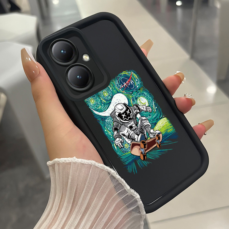 เคสสำหรับ VIVO Y36 5G Y27 5G Y27s Y77T Y35 4G เคสโทรศัพท์แบบใหม่สร้างสรรค์เปลือกแก้วกันกระแทก