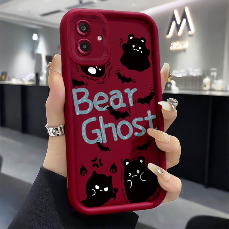 HP เคสโทรศัพท์สําหรับ Samsung A07 4G M07 F07 กันกระแทกกรณีการ์ตูน Ghost รูปแบบ softcase เคสโทรศัพท์ซ