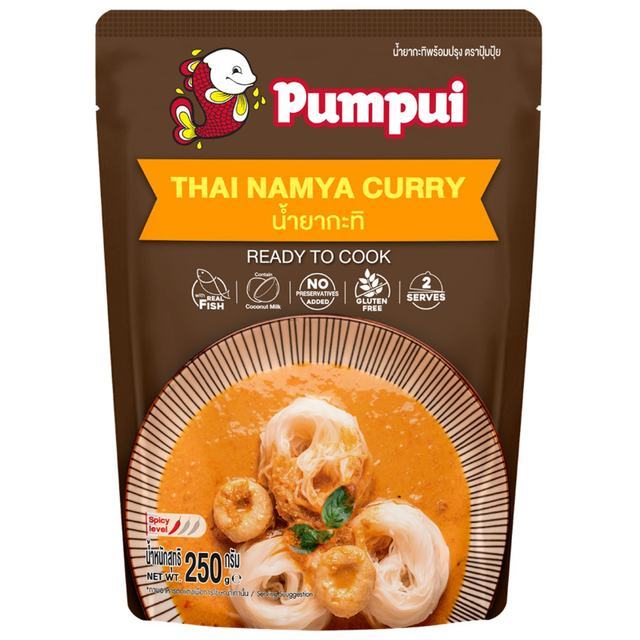 🌴 ปุ้มปุ้ยน้ำยากะทิ 250 กรัม [8850088703346] 💐 Pumpui Thai Namya Curry 250g. 🍁 เครื่องปรุงรสและเครื่