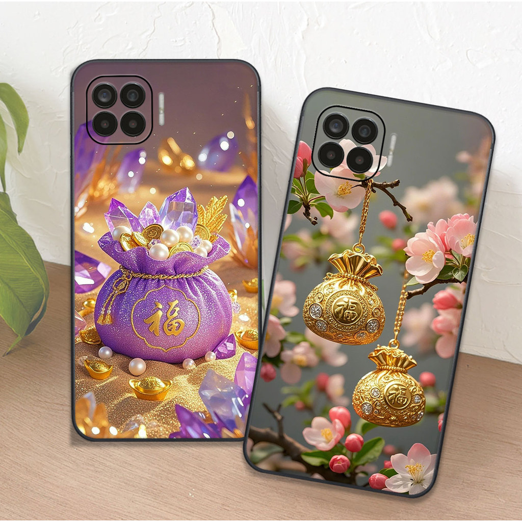 Oppo A73 / A93 CASE พิมพ์ลายถุงนําโชค V CASE