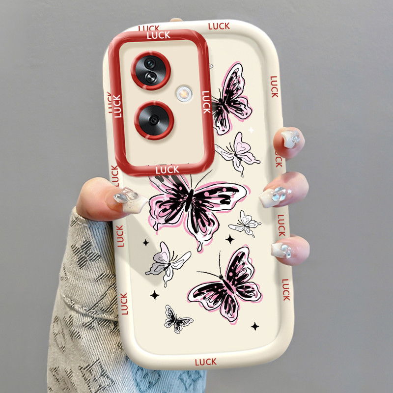 เคส OPPO A79 5G A2 5G เคสวาดผีเสื้อน้อยน่ารัก