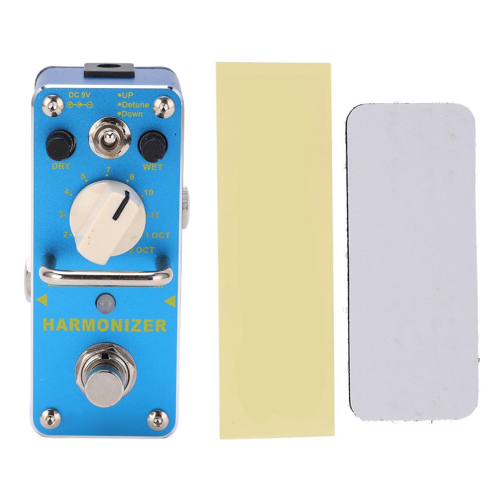 [YIB] Pitch Shifter Effect Pedal โลหะกีตาร์ไฟฟ้าสีฟ้าพร้อม True Bypass 3 โหมด