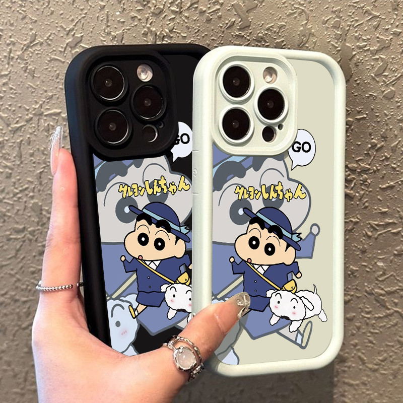 OPPO A17/A17K การ์ตูน Shin กรณีกันกระแทก A36 A38/A18 A3S/A12E A5 A3X/A3 A53/A32 A54 4G A57 A58 4G A6