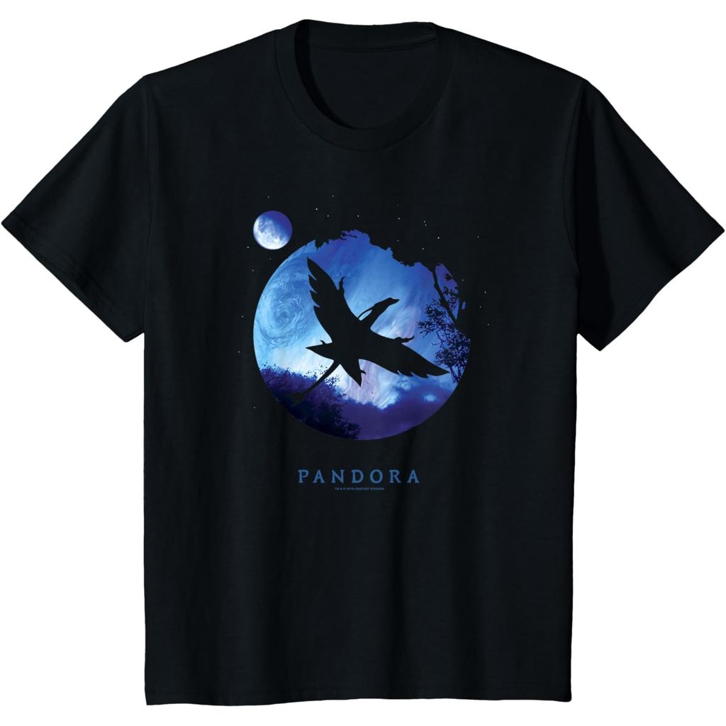 เด็กและผู้ใหญ่ของอําพัน 24s Avatar The Way of Water Avatar Flight Pandora Panel TShirt Small