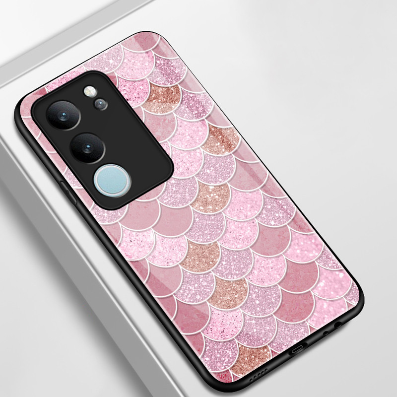 เคสสำหรับ VIVO V29 5G V29 Pro 5G V29E 5G V27 5G V27 Pro 5G เคสโทรศัพท์สร้างสรรค์เปลือกแก้วกันกระแทก – โปรปัง