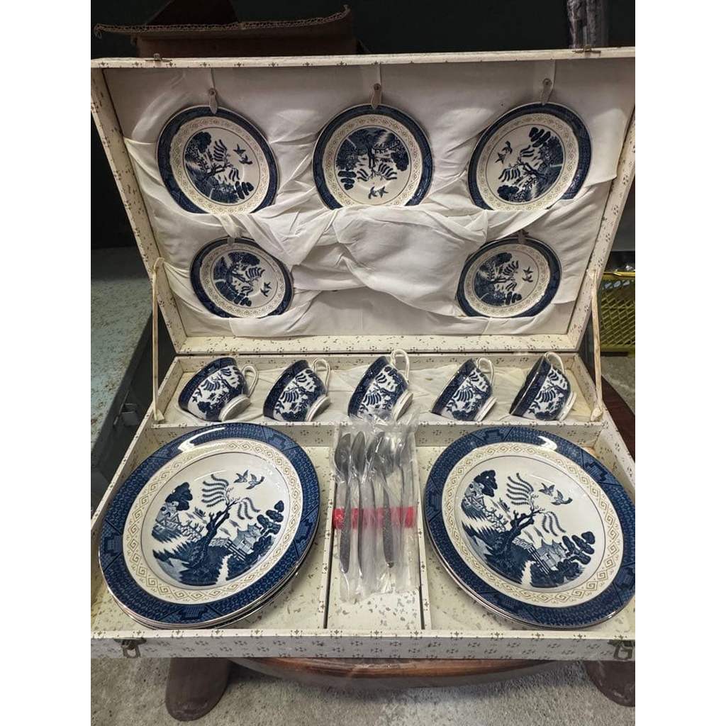 【Direct from Japan】ชุดจานชามลายฟีนิกซ์คู่ (Double Phoenix) จาก Nikko (NIKKO) รุ่นวินเทจ【Japan Exclus