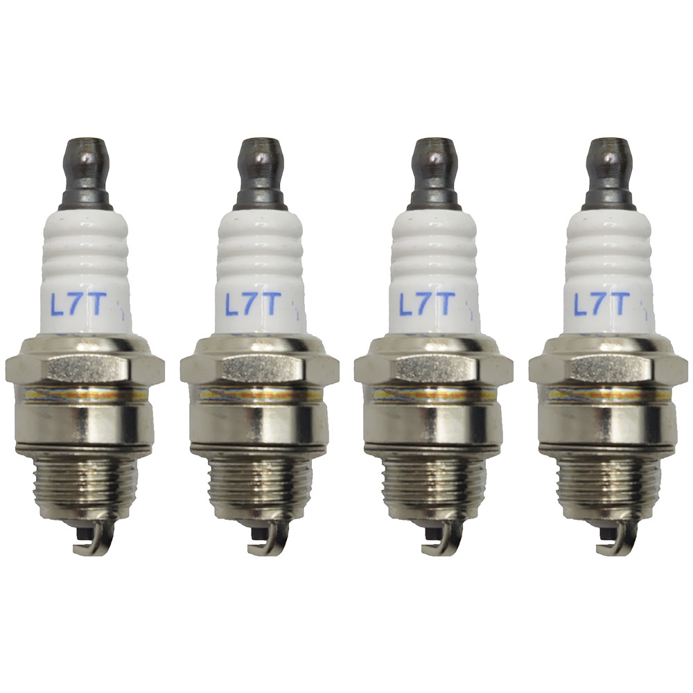 L7T Spark Plug สําหรับเบนซิน Chainsaw และเครื่องตัดแปรง Chainsaws อะไหล่สวนเครื่องมือ 4 ชิ้น/ล็อต