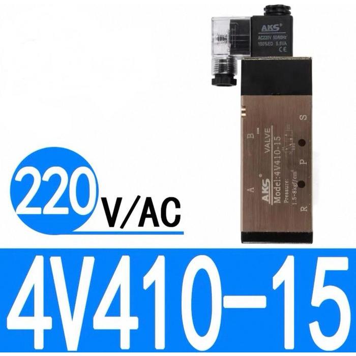 โซลินอยด์วาล์ว 4V410-15 Ac 220V