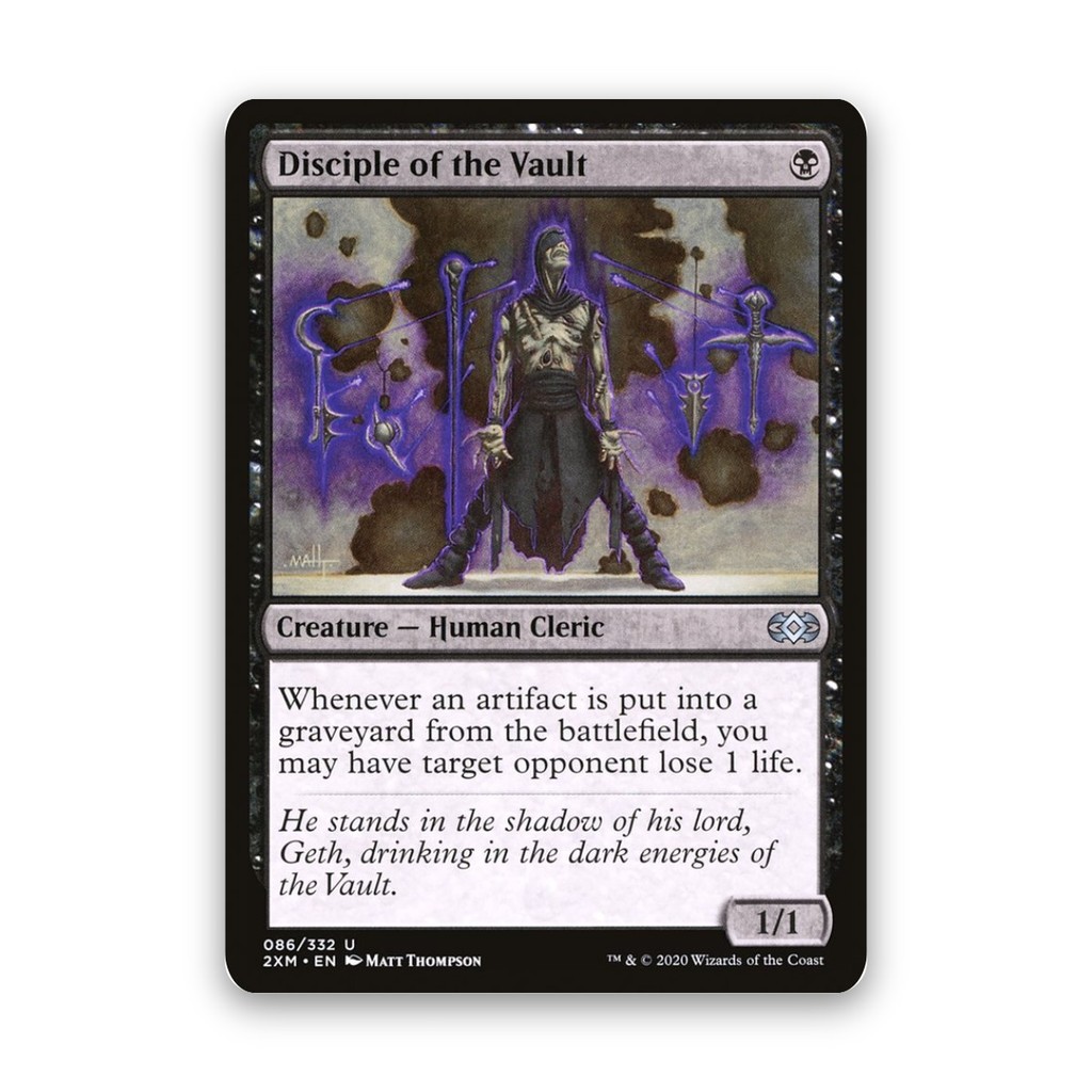 [MTG] Disciple of the Vault (#86) [2XM] [BLACK] [UNCOM] [NORMAL] | Magic the Gathering