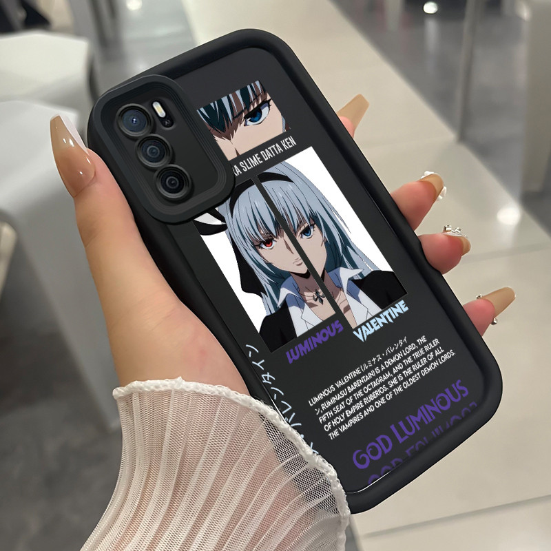 เคสสำหรับ OPPO A16 A16s A54s เคสโทรศัพท์ตัวละครในอนิเมะสามสีซิลิโคนกันกระแทก