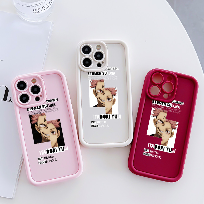 เคสสำหรับ Infinix Smart 5 Hot 10 Lite Smart 6 Ram 3 เคสโทรศัพท์ตัวละครในอนิเมะสามสีซิลิโคนกันกระแทก - รูปที่ 3