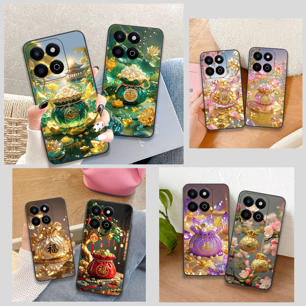 Honor X7c / X7d / 200 Smart CASE พิมพ์ด้วยถุงโชคดี V CASE