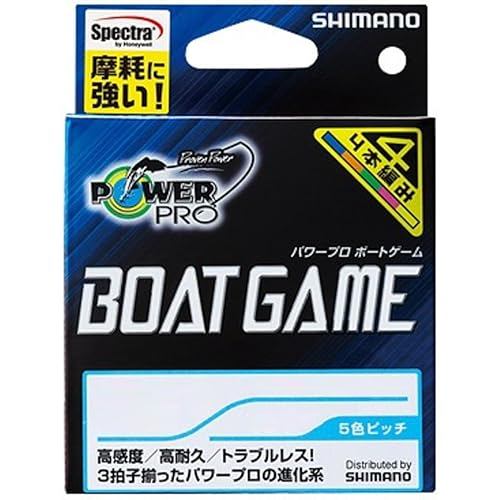 SHIMANO PE Line Power Pro Boat Game 150m 1.0 Multicolor PP-F52N Fishing No.1