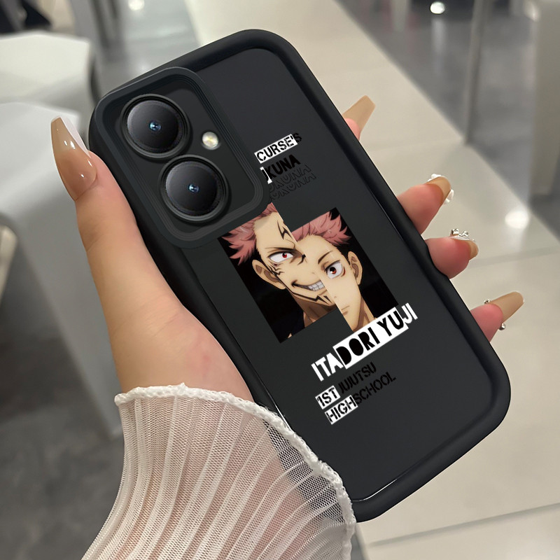 เคสสำหรับ VIVO Y27 Y36 4G Y36 5G Y27 5G Y77T Y27s Y35 Y35+ 5G เคสโทรศัพท์ตัวละครในอนิเมะสามสีซิลิโคนกันกระแทก