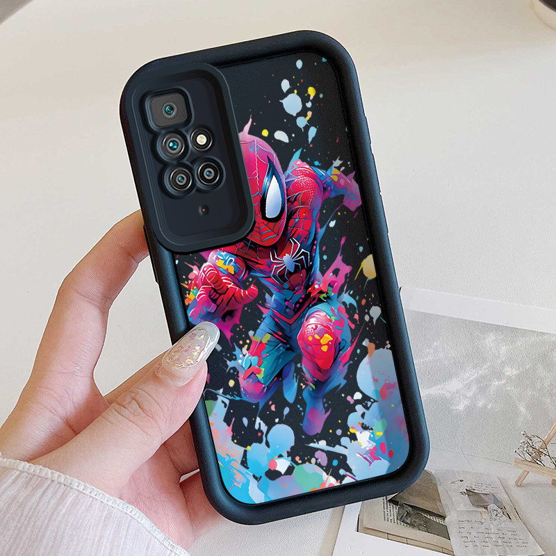 เคสสำหรับ Xiaomi Redmi 10 10 Prime เคสโทรศัพท์บุคลิกฮีโร่การ์ตูนสามสีซิลิโคนครบวงจรกันกระแทก