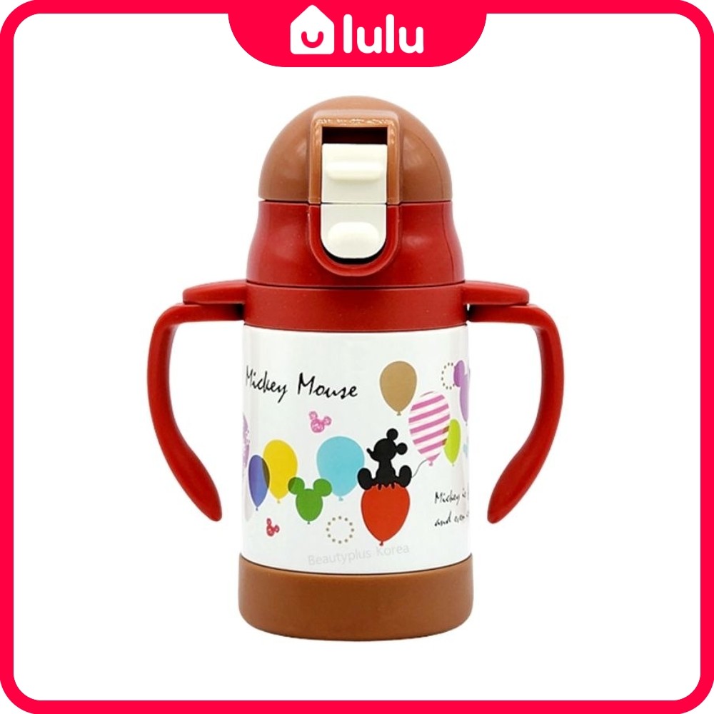 <SKATER> แก้วมัคสแตนเลสฟางสองหู 240ml STWM3