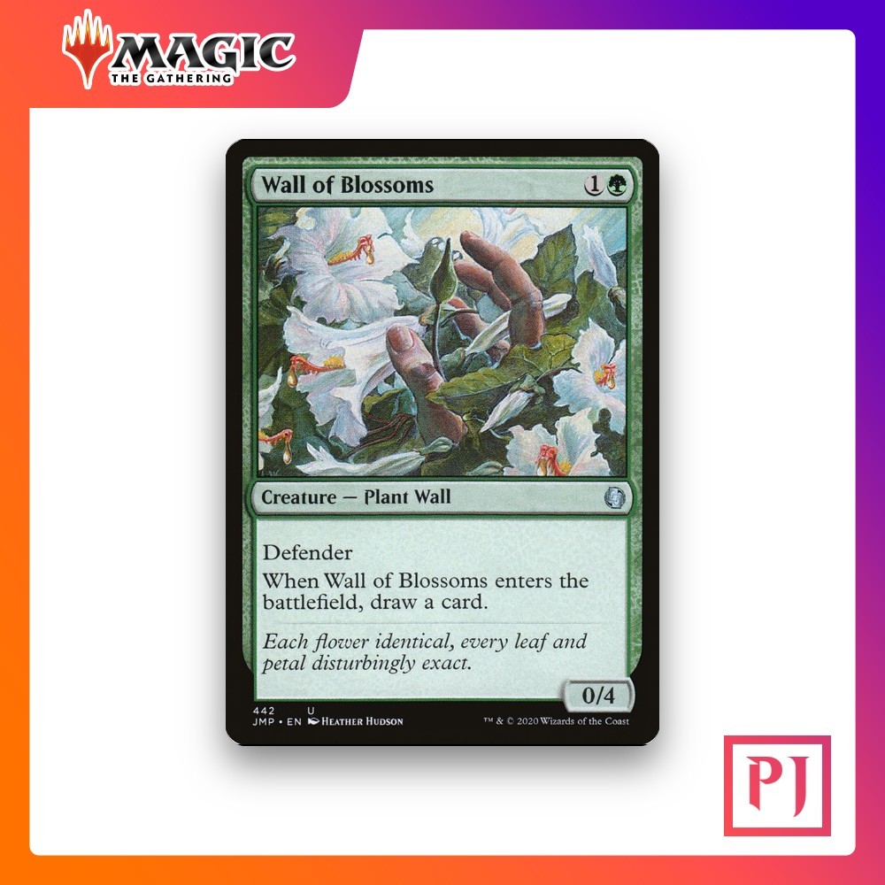 [MTG] Wall of Blossoms (#442) [JMP] [GREEN] [UNCOM] | Magic the Gathering