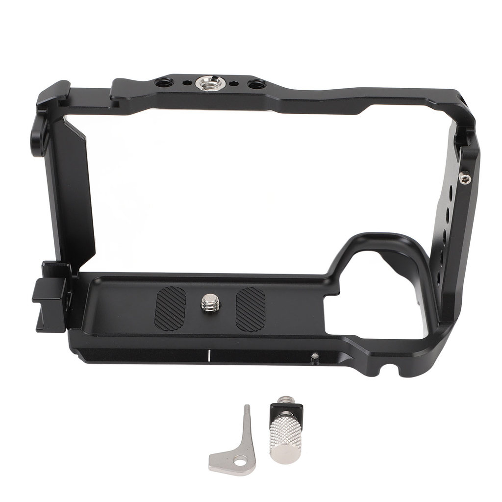 กล้องวิดีโอกรง Rig 1/4 นิ้วด้ายพอร์ตรองเท้าเย็นสําหรับ A6700 PU3123B PPC2